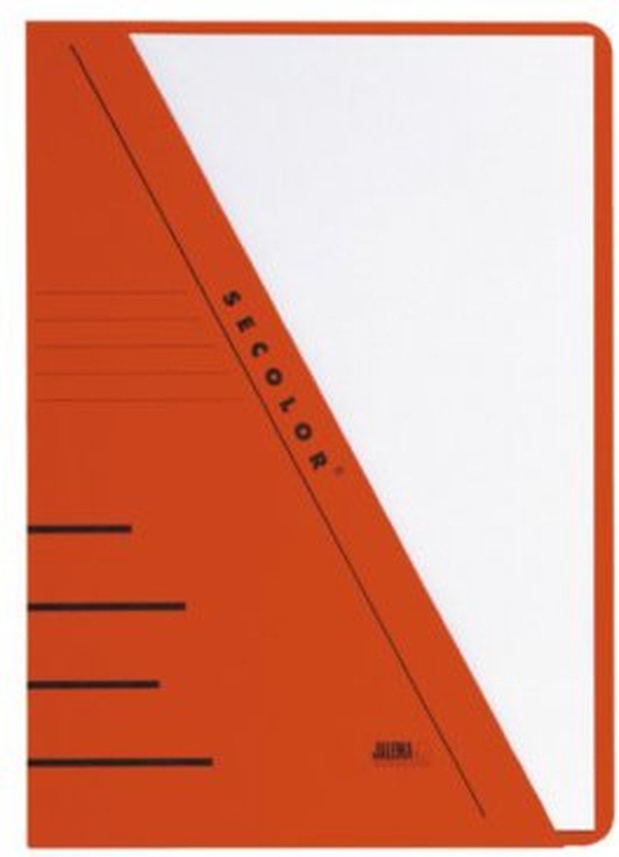 Jalema secolor insteekmap - pak 10 stuks - rood