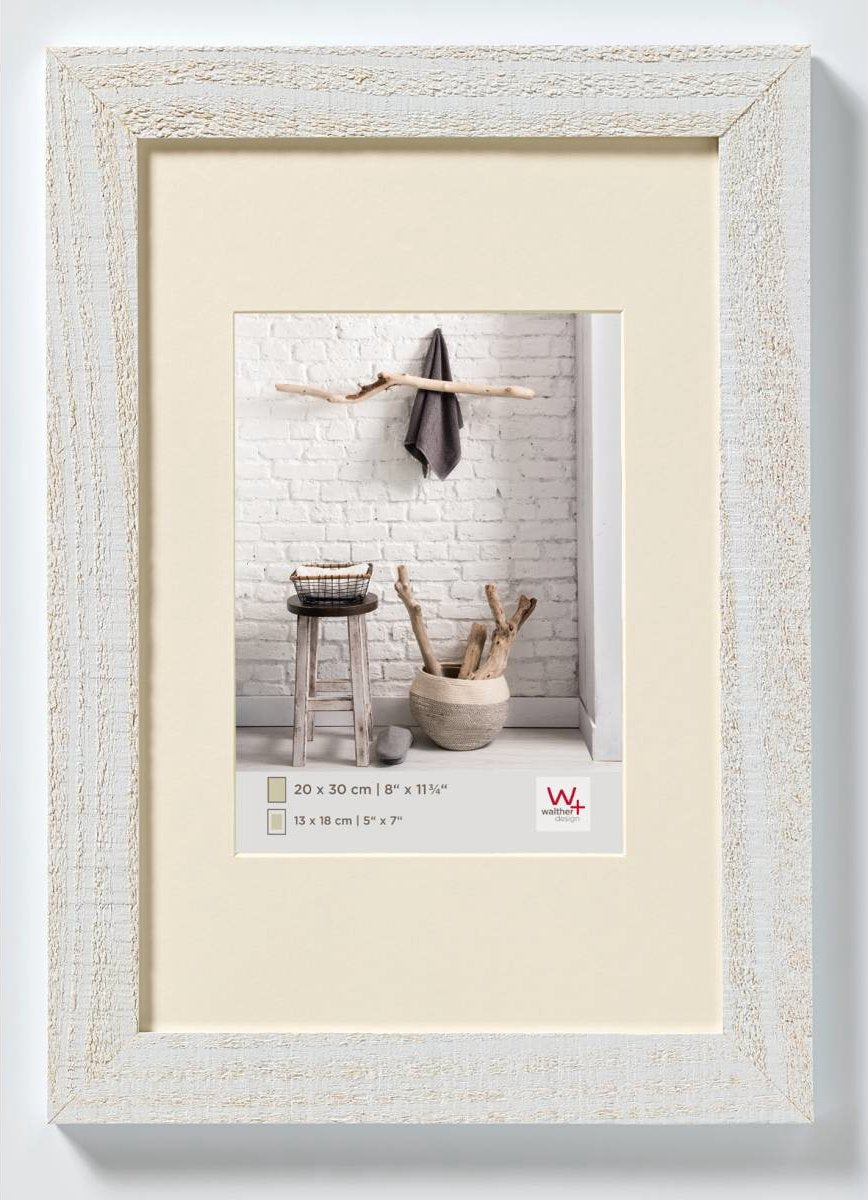 Walther Home - Holzrahmen - Fotogröße 30x40 cm - Polarweiß
