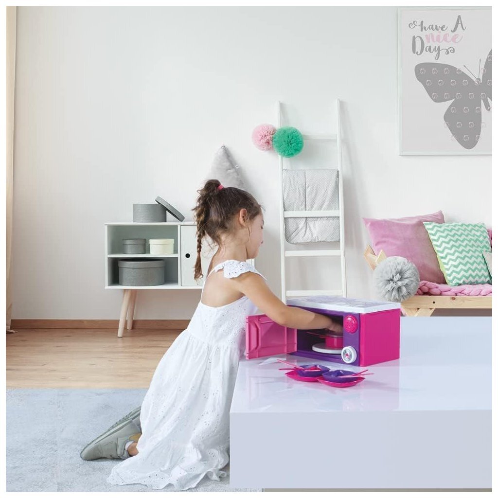Dolu Barbie Mikrowelle + Sound rosa lila