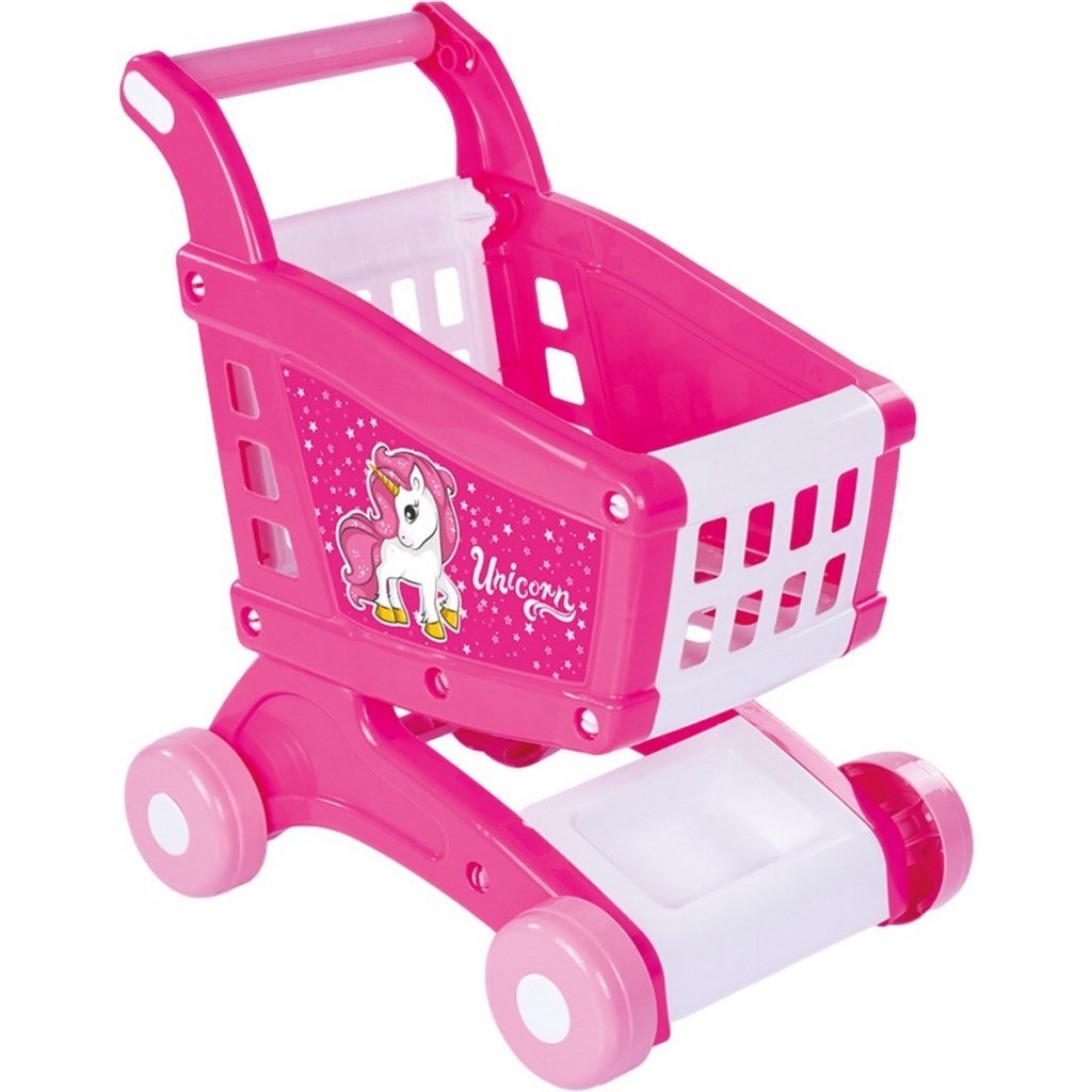 Dolu Einhorn-Einkaufswagen rosa