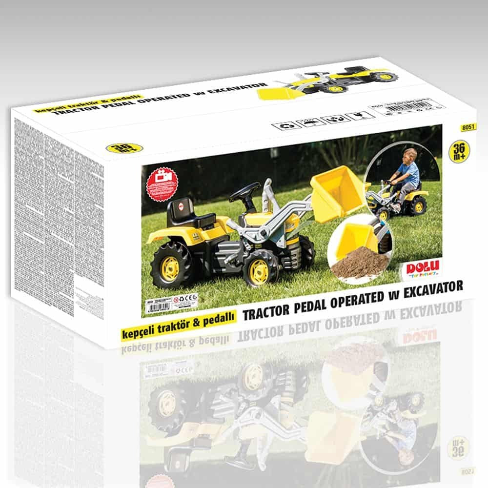 Dolu -Laderfahrt auf dem Traktor