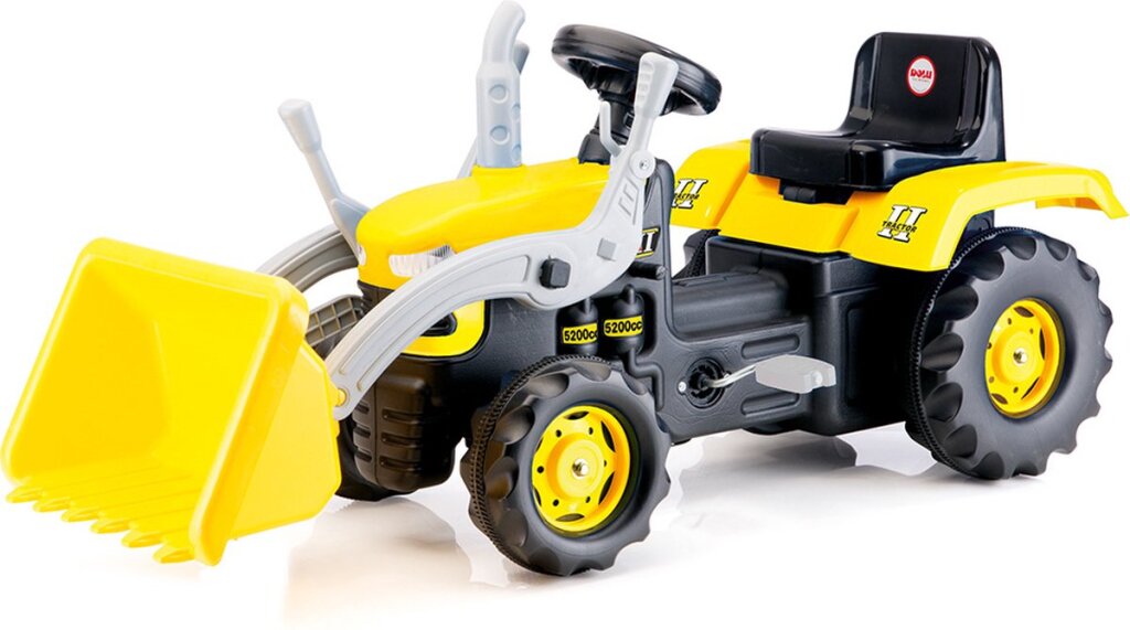Dolu -Laderfahrt auf dem Traktor
