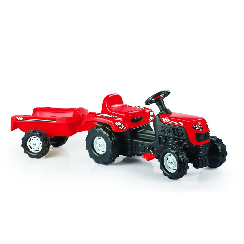 Dolu Steptractor mit Trailer rot schwarz