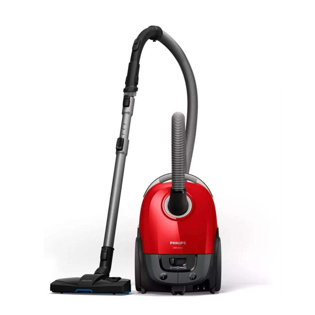 Philips XD3140 09 3000 Series Performer Kompaktstaubsauger 900 W Rot Schwarz