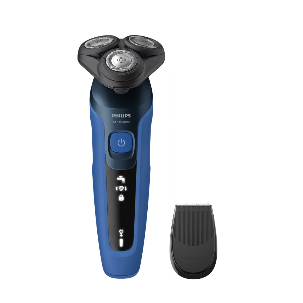 Philips S5466 17 Rasierer Serie 5000 Nass-Trocken-Elektrorasierer Schwarz Blau