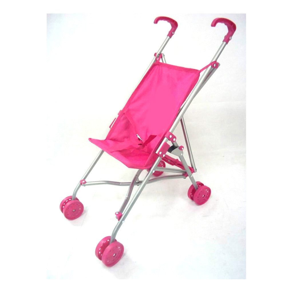 Mein schöner Puppenzimmer-Puppenbuggy rosa