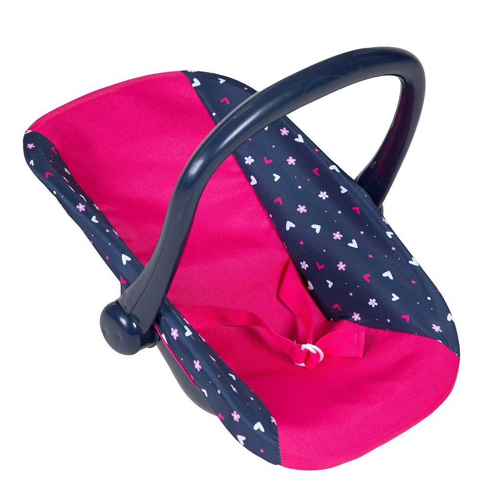 Mein wunderschöner Puppenzimmer-Puppentragestuhl blau rosa