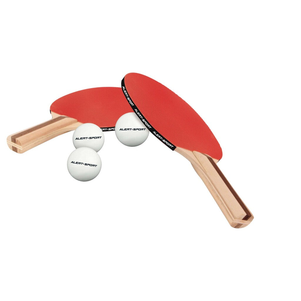 Alert Sports Tischtennis-Set mit 2 Schlägern und 3 Bällen
