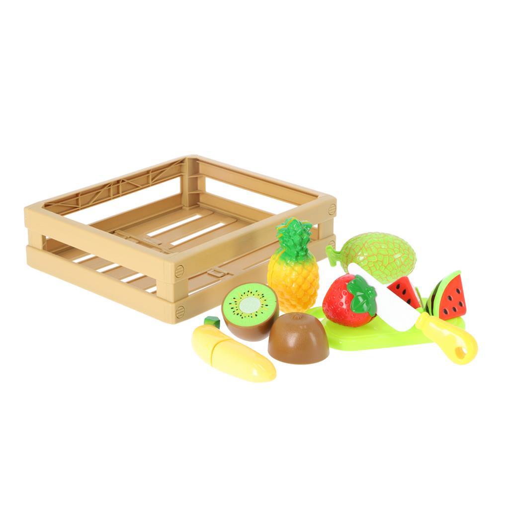 Einfaches Obstschneideset mit Klettverschluss in Box
