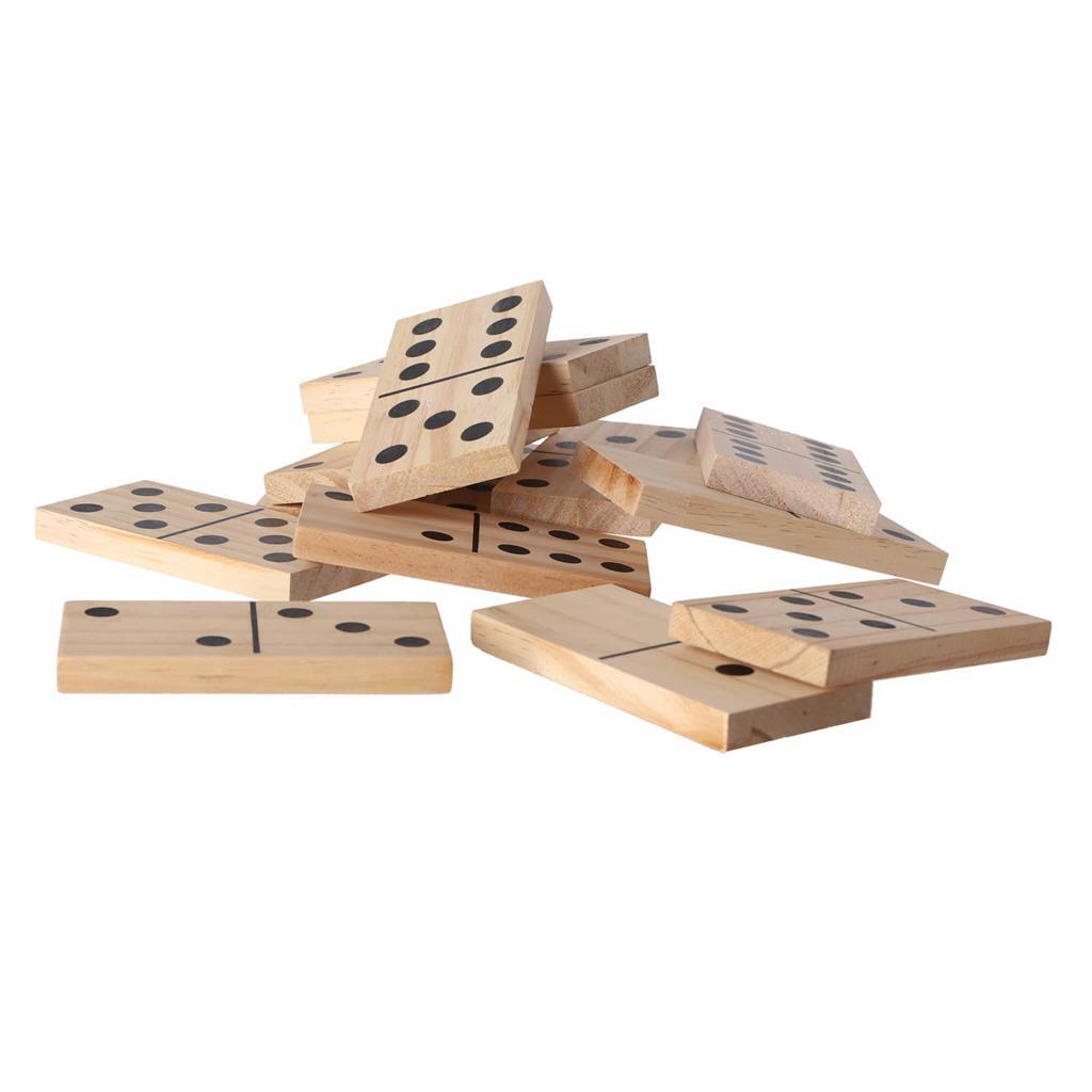 Alert Outdoor-Spiel Domino XL (Holz) – 7,5 x 15 cm