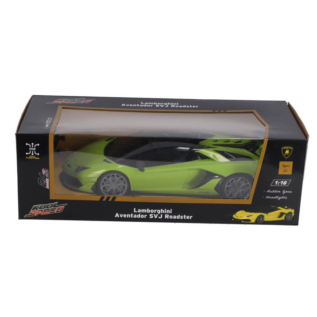 Kool Speed ferngesteuertes Auto Lamborghini 1:16 2.4G Aventador SVJ Roadster neongrün