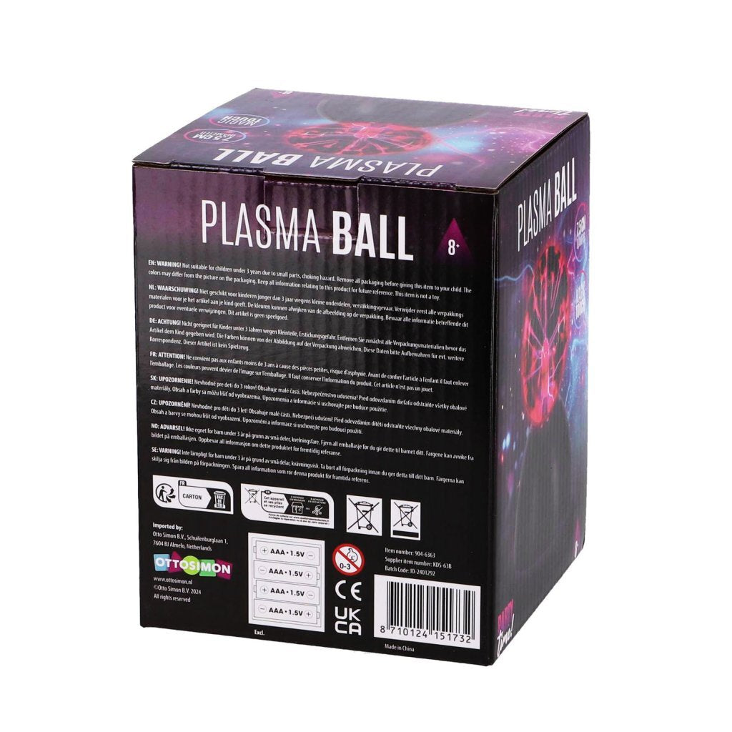 Partyzeit! Party Time Disco Plasmakugel 7,5 cm | 2 Stk
