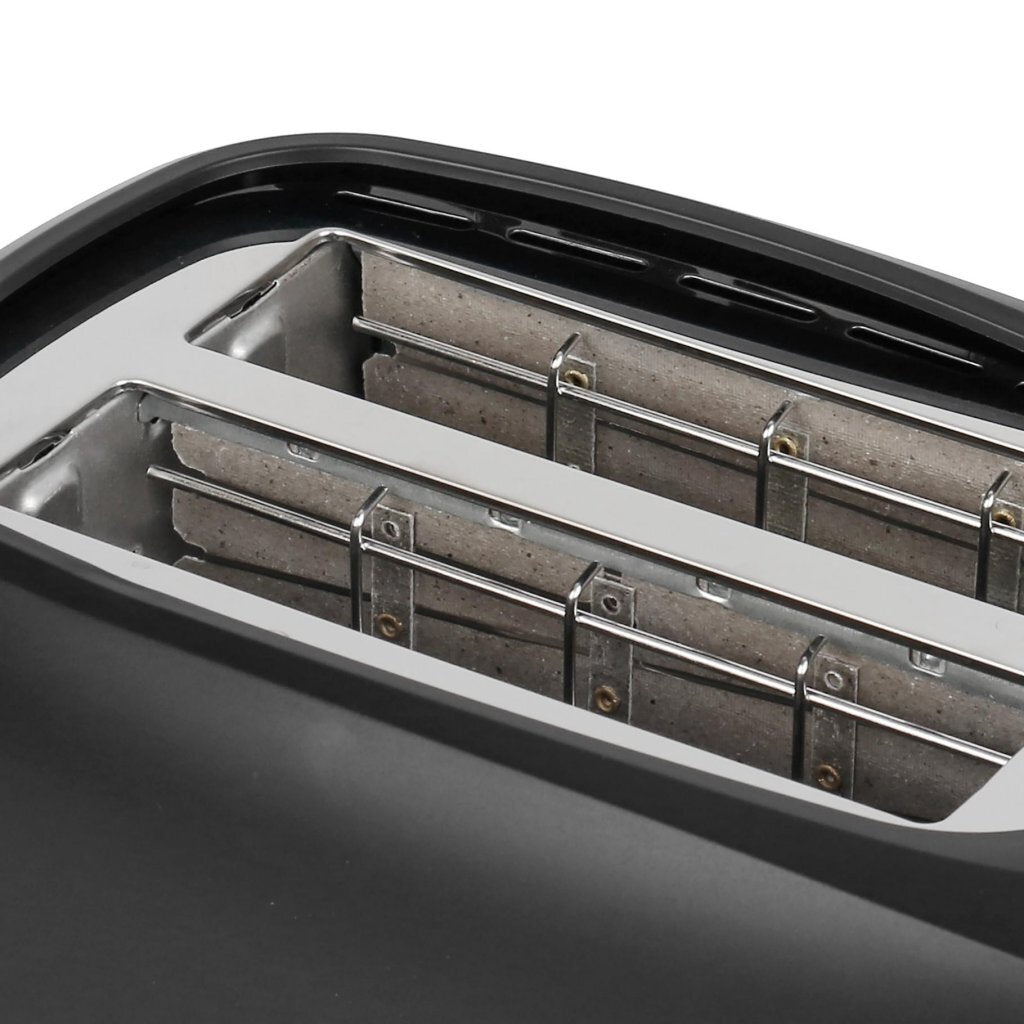 Täglicher Toaster für zu Hause, mattschwarz