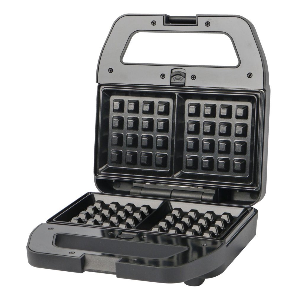 Daily Home Sandwich-Waffeleisen-Set schwarz