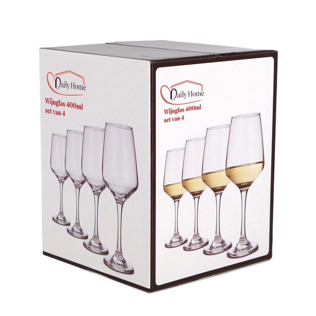 Daily Home Weinglas 400 ml 4er-Set | 6 Stück