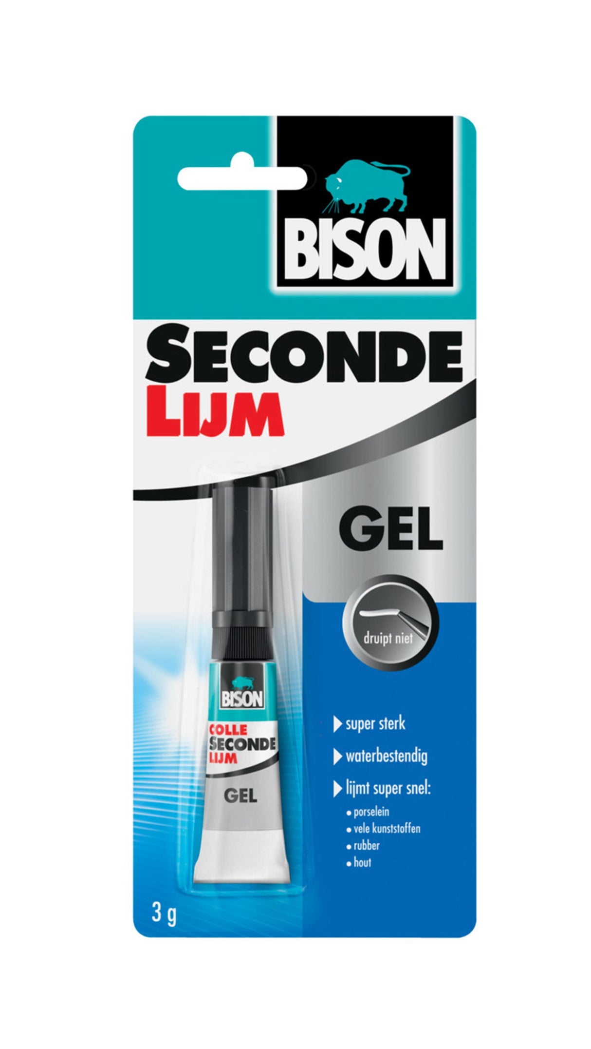 Bison Sekundenkleber-Gel 3g