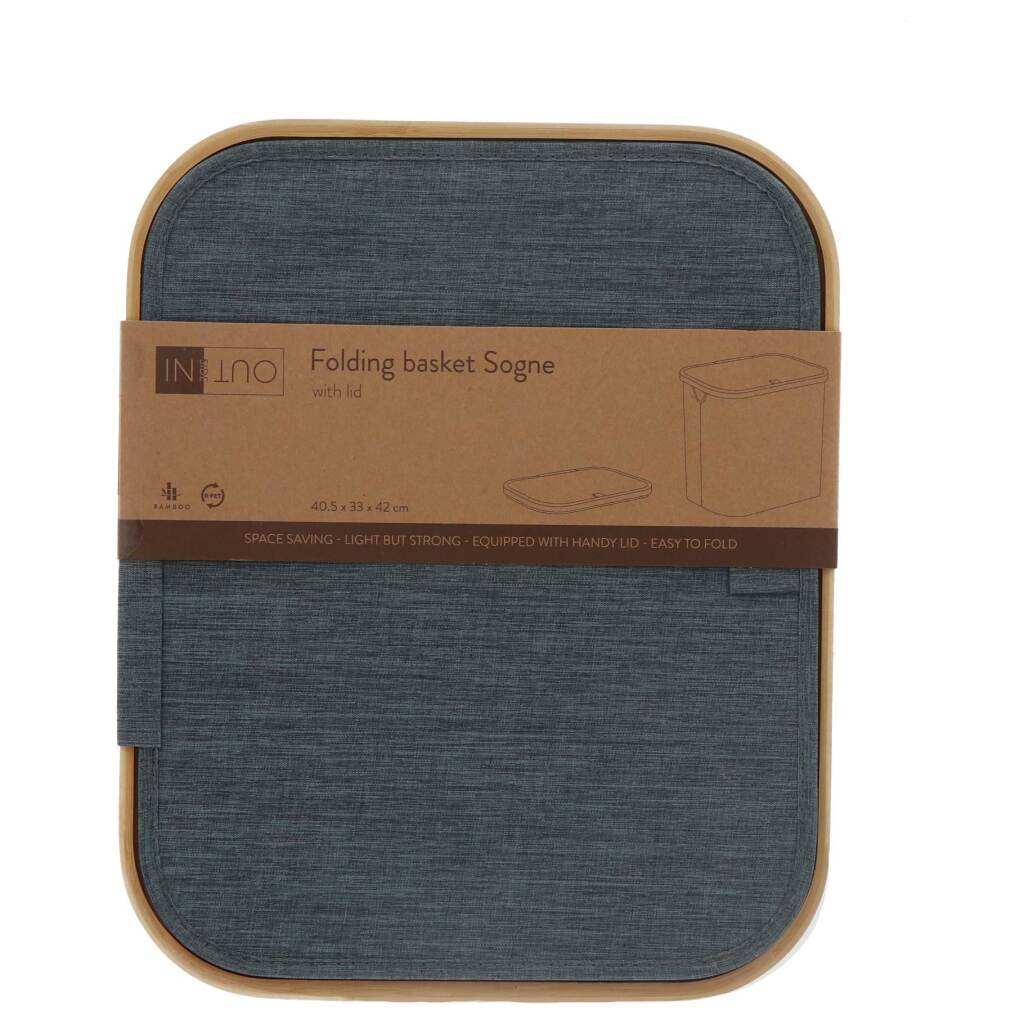 Sogne Insideout Faltkorb blau 42 cm | 5 Stück
