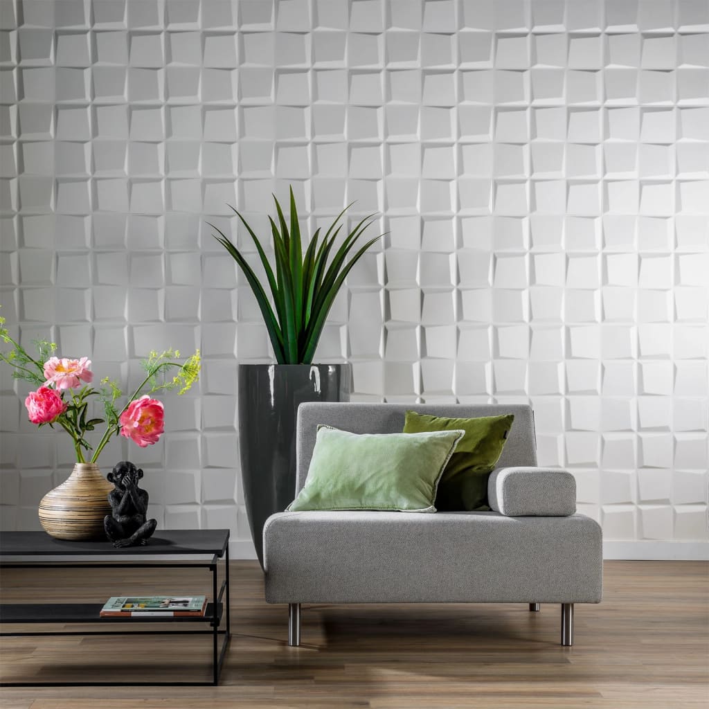 Wallart 3D-Wandpaneele Oberon 12 Stück GA-WA21