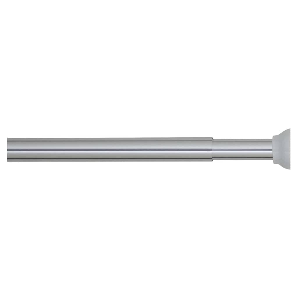 Dichtungsfäbe -Duschvorhangstange Teleskop 255 cm Chrom -Verschärft