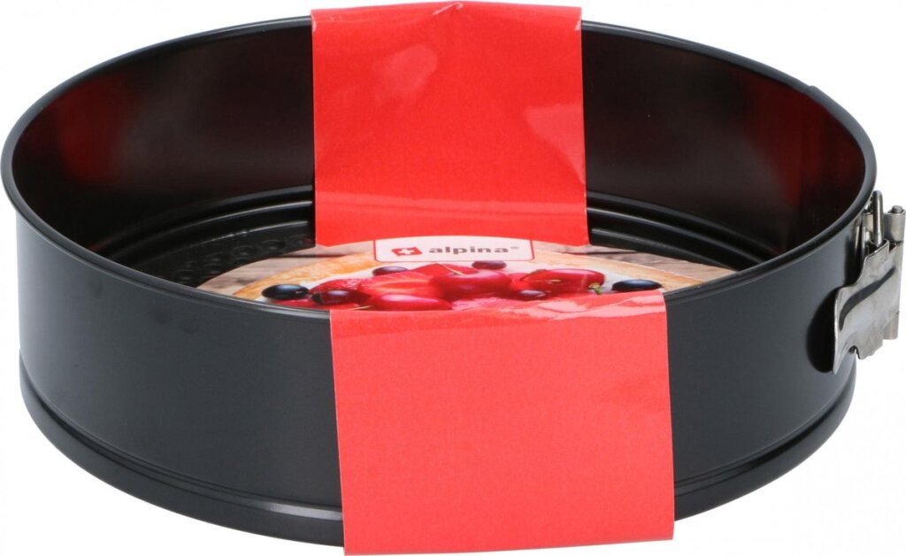 Alpina Springform - Metall - ø 24 x 7 cm - Schwarz