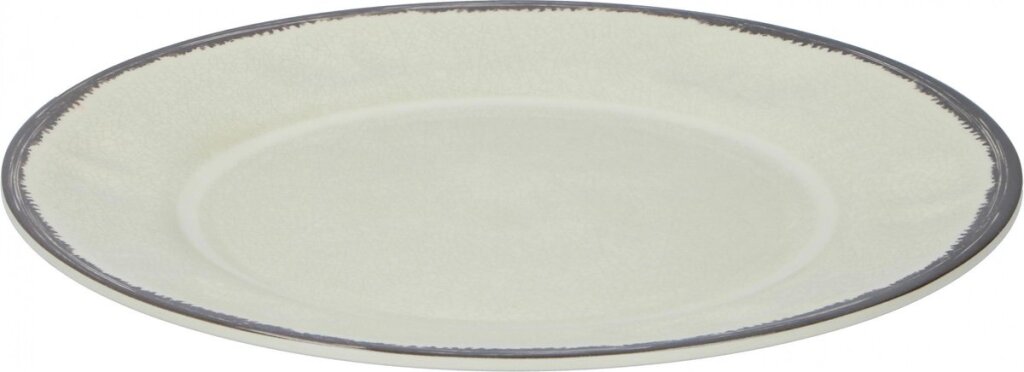 Sonstiges Tom Speiseteller 25 cm Melamin 229 Gramm weißgrau