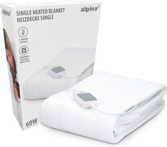 Alpina Heizdecke 1 Person, Heizdecke, Unterbett, 3 Einstellungen
