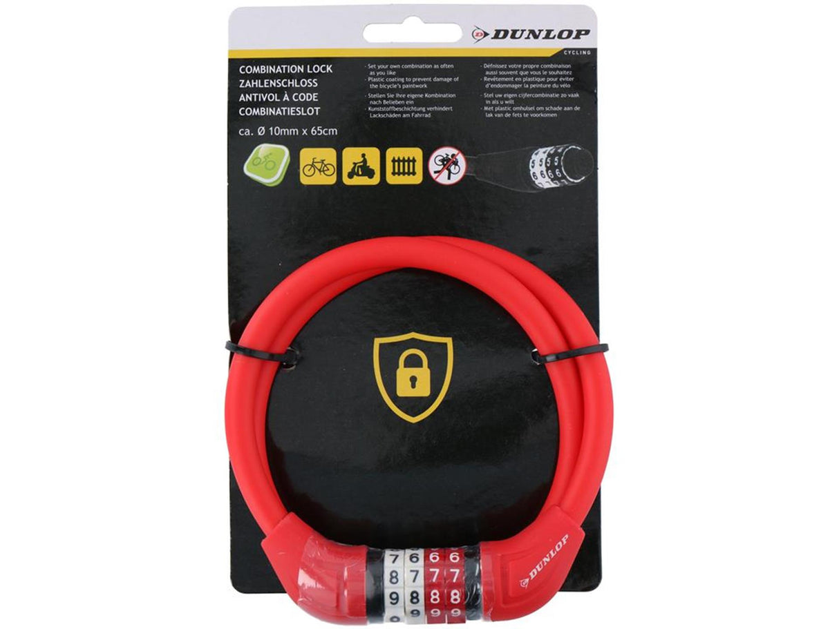 Dunlop Zahlenschloss 10x65cm