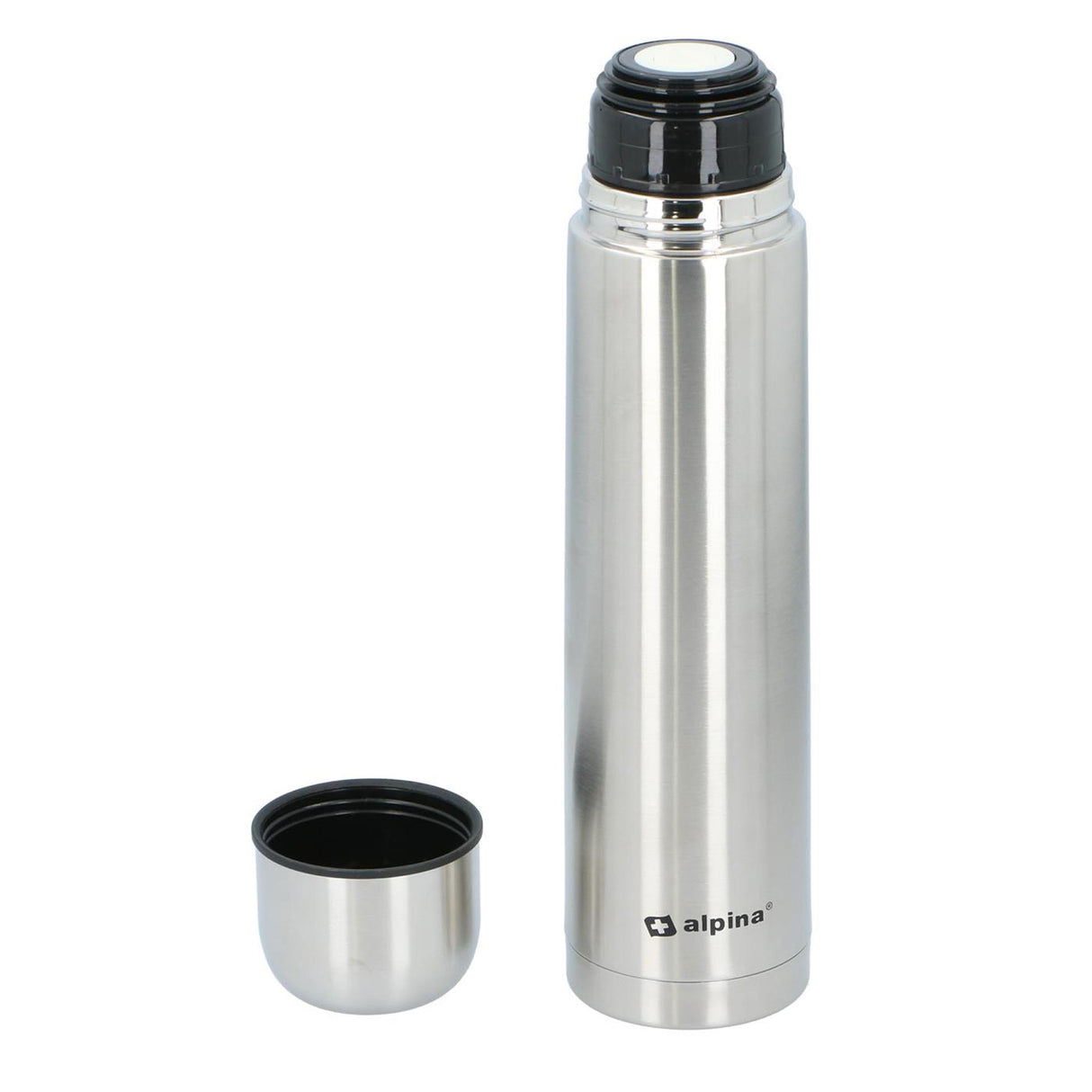 Alpina doppelwandige Isolierflasche 1l ø8,2x33cm
