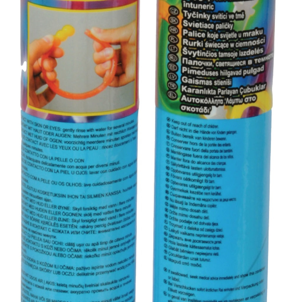 Basic Glow in the Dark Sticks Leuchtarmbänder 15 Stück