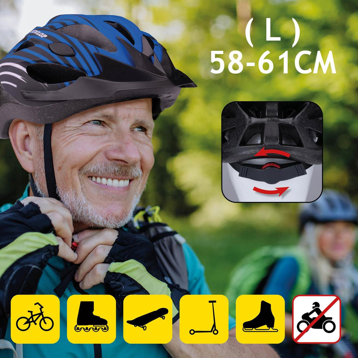 Dunlop Fahrradhelm Größe L