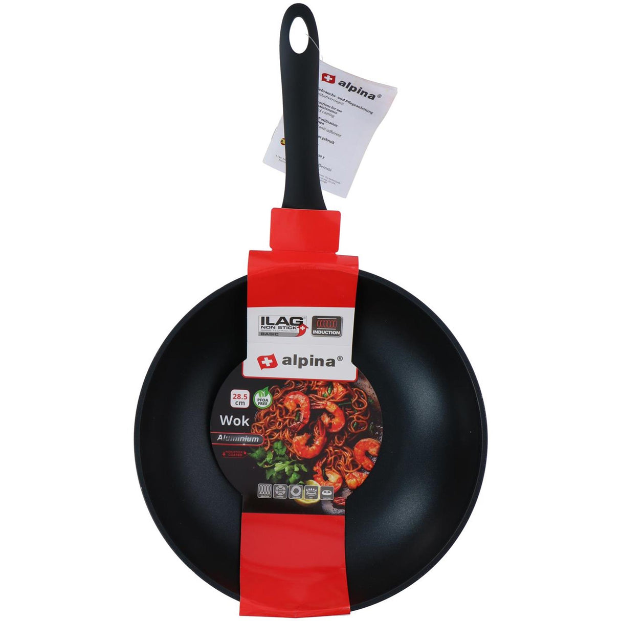 Alpina Wokpfanne ø28,5cm Aluminium