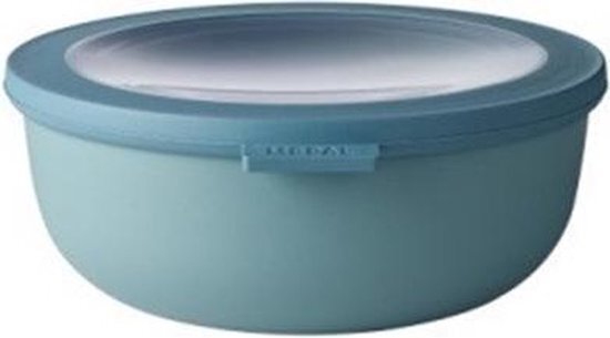 Mepal Multischüssel Cirqula Lebensmittelbehälter 2250 ml rund nordisch grün