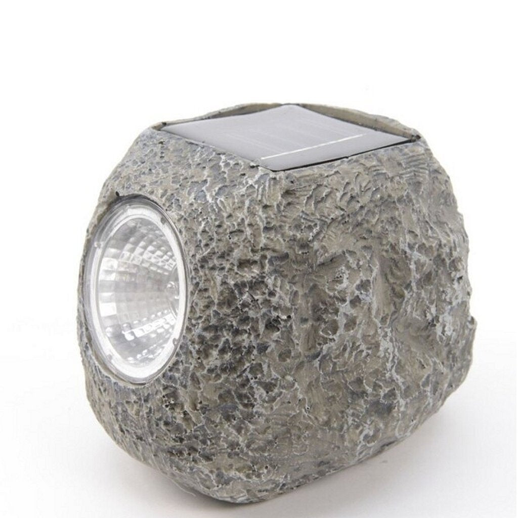 Kaemingk Solarlampe steingraues Polyresin