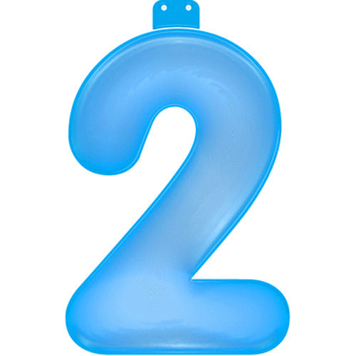 Einfache aufblasbare Figur 2 blau 35cm
