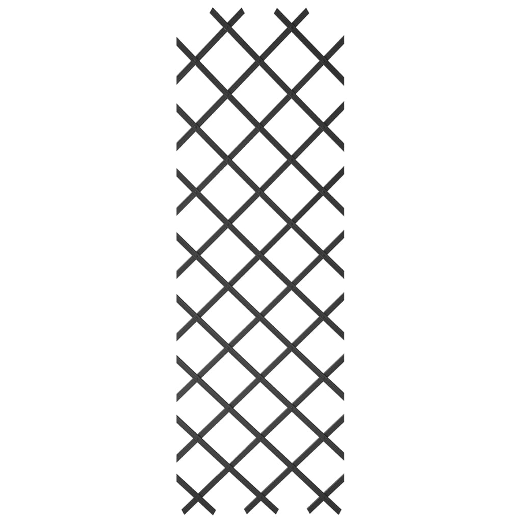 Naturgarten Slat Arbeit 50x150 cm PVC Anthrazit -gelenkt