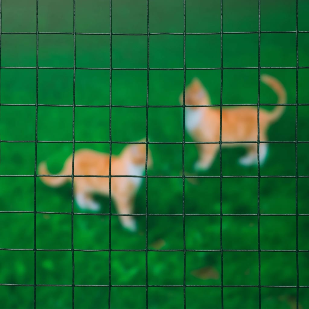 Nature Mesh Quadrat 25 mm 1x2,5 mm plastisch beschichtetes Stahlgrün