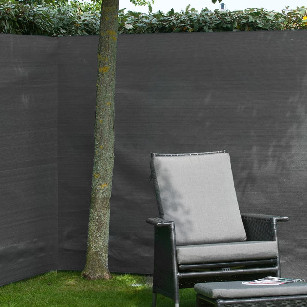 Naturgartenbildschirm 1x3 M pe Anthrazit