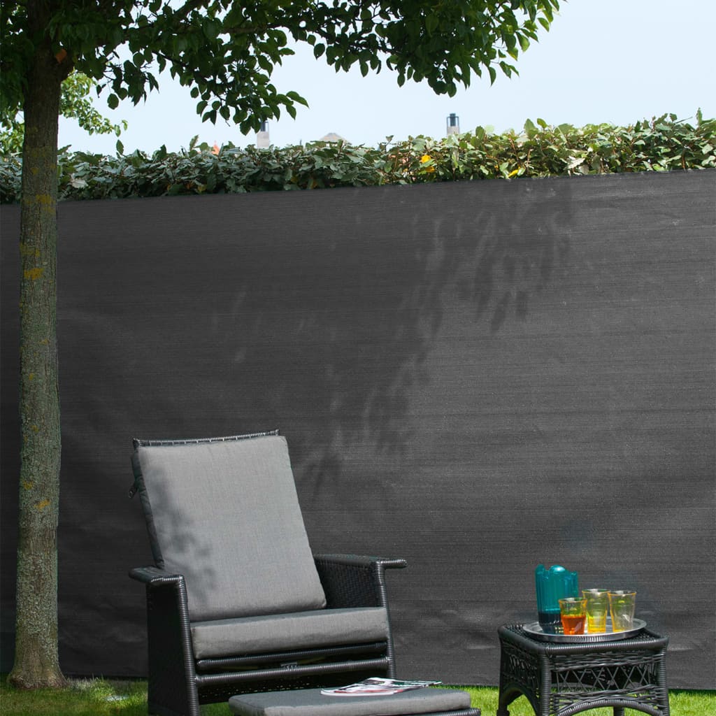 Naturgartenbildschirm 1x3 M pe Anthrazit