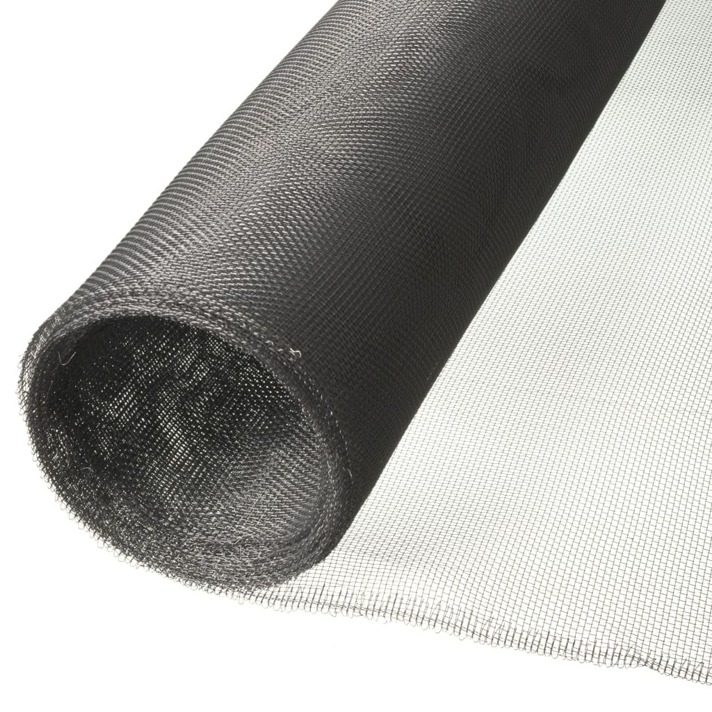 Naturmückennetz 1x2 m Aluminumgrau