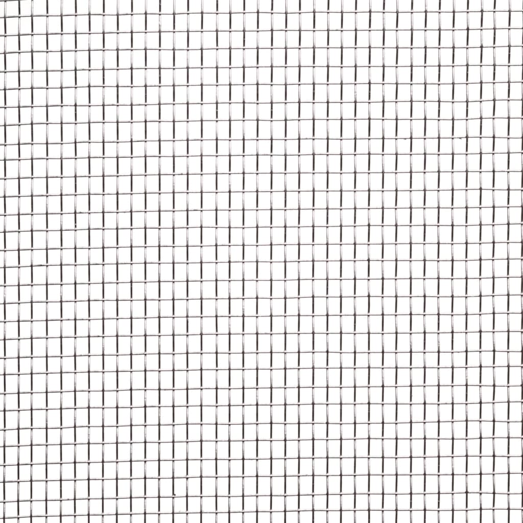 Naturmückennetz 1x2 m Aluminumgrau