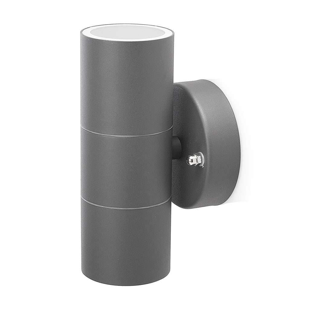 Smartwares GWL-176-HG Außenwandleuchte aus grauem Edelstahl