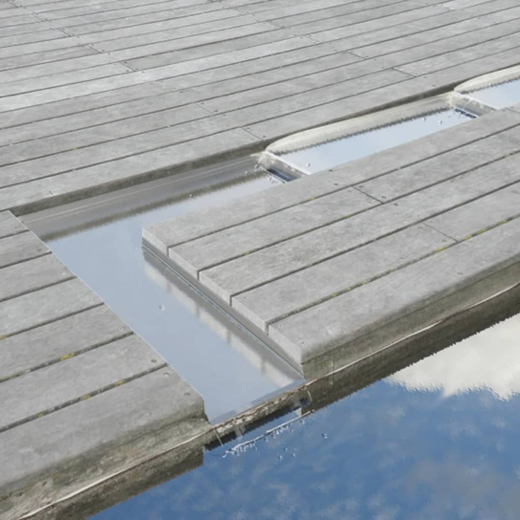 Ubbink Watervalplaat Wolga gerade Edelstahl