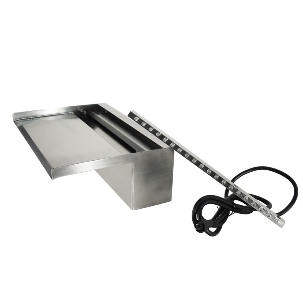 Ubbink Wasserfall Niagara LED 30 cm silberfarben 1312124