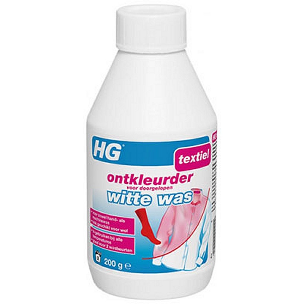 Hg hg Entfärber für flüssige weiße Wäsche 200gr