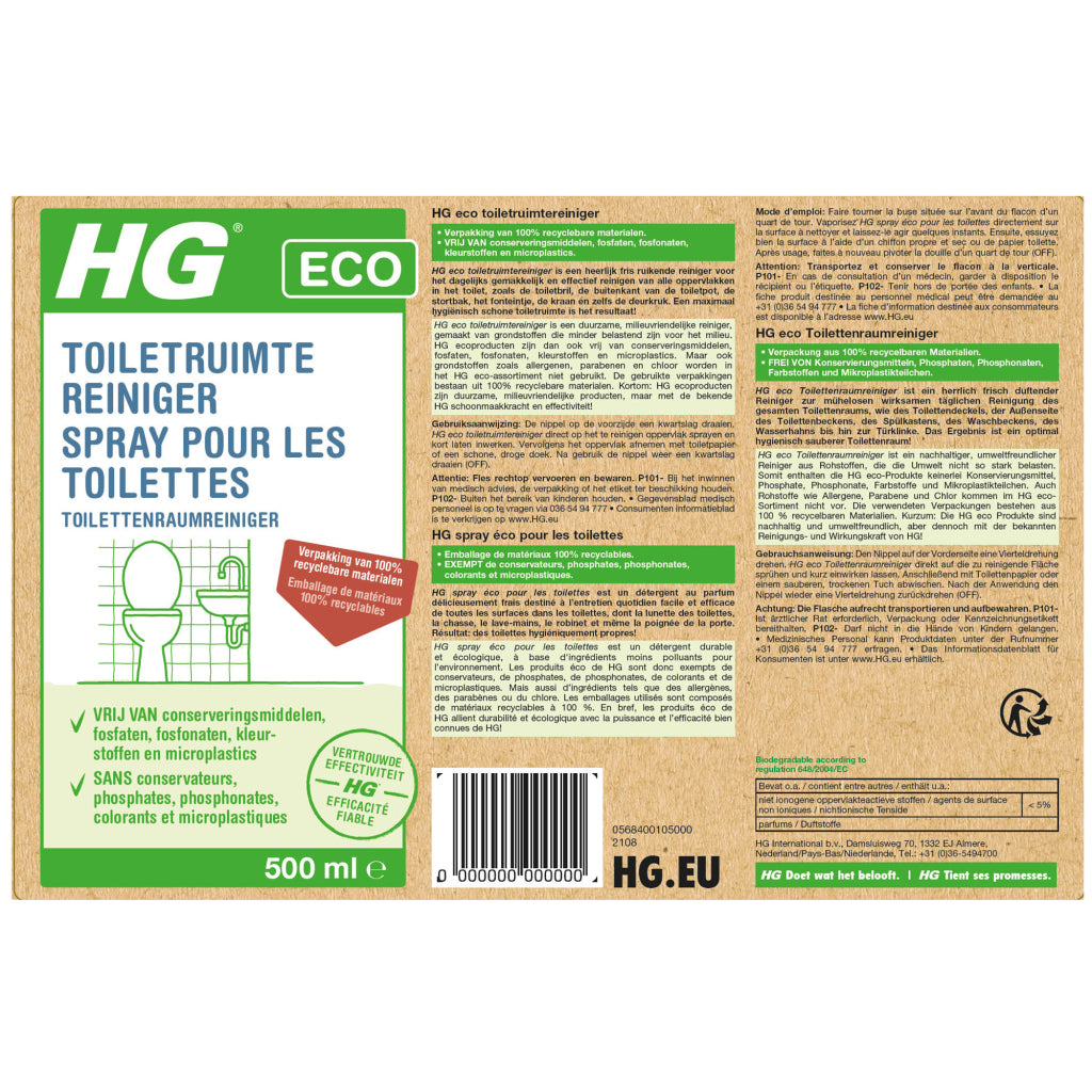 Hg Öko-Toilettenreiniger 500 ml