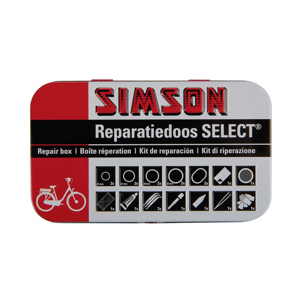 Reparaturbox Wählen Sie 12,5 cm Aluminium Red White 23-Piece