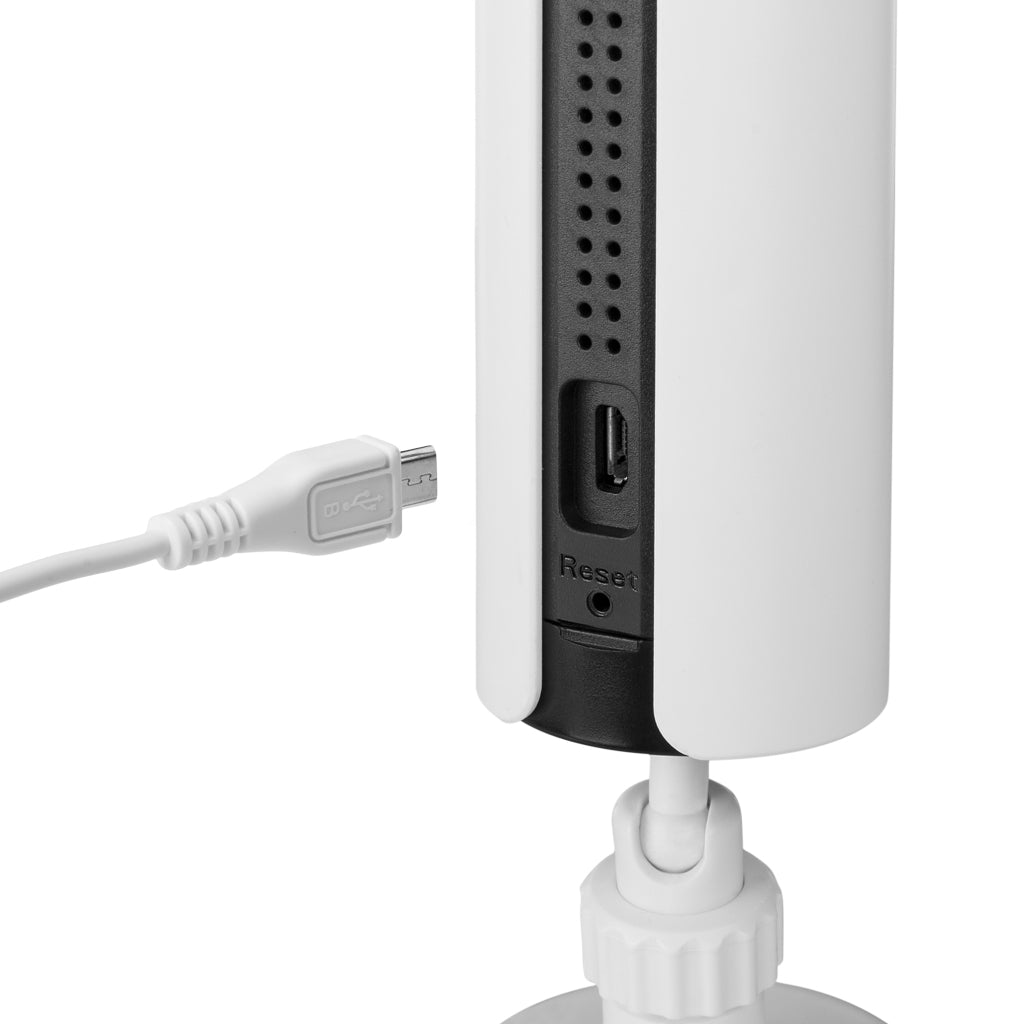 Smartwares CIP-37183 180 Grad; IP-Kamera für den Innenbereich, Weiß, Schwarz