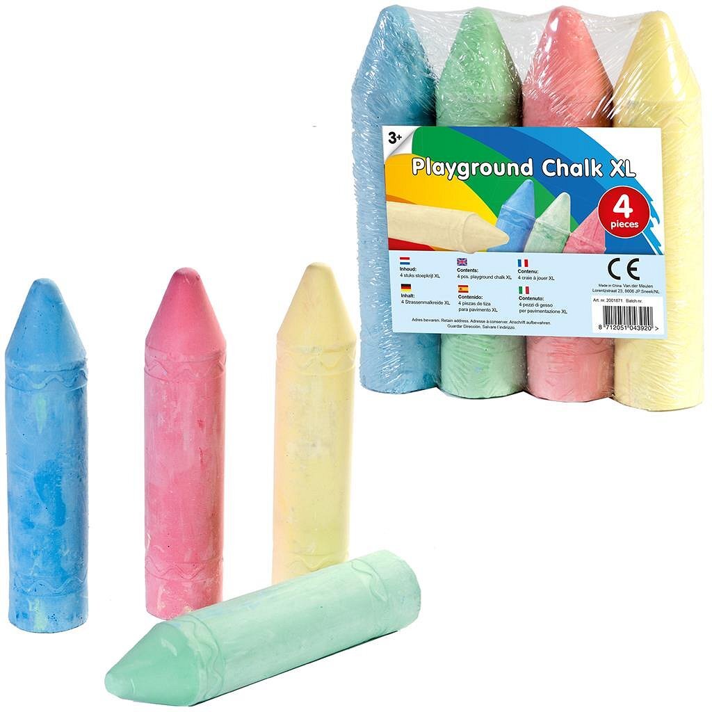 Clown Super Gehwegkreide 4 Stück