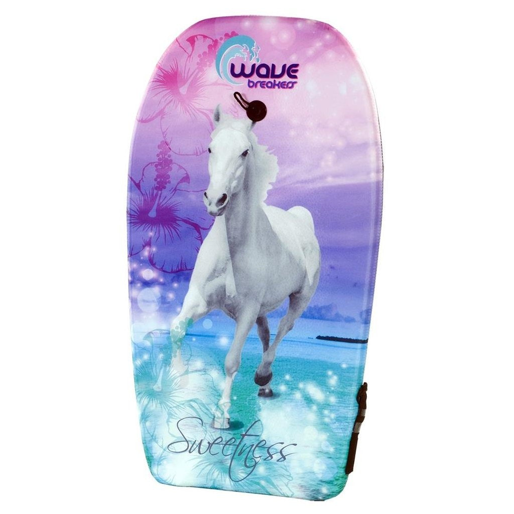 Wellenbrecher-Bodyboard mit Pferdeaufdruck 83 cm