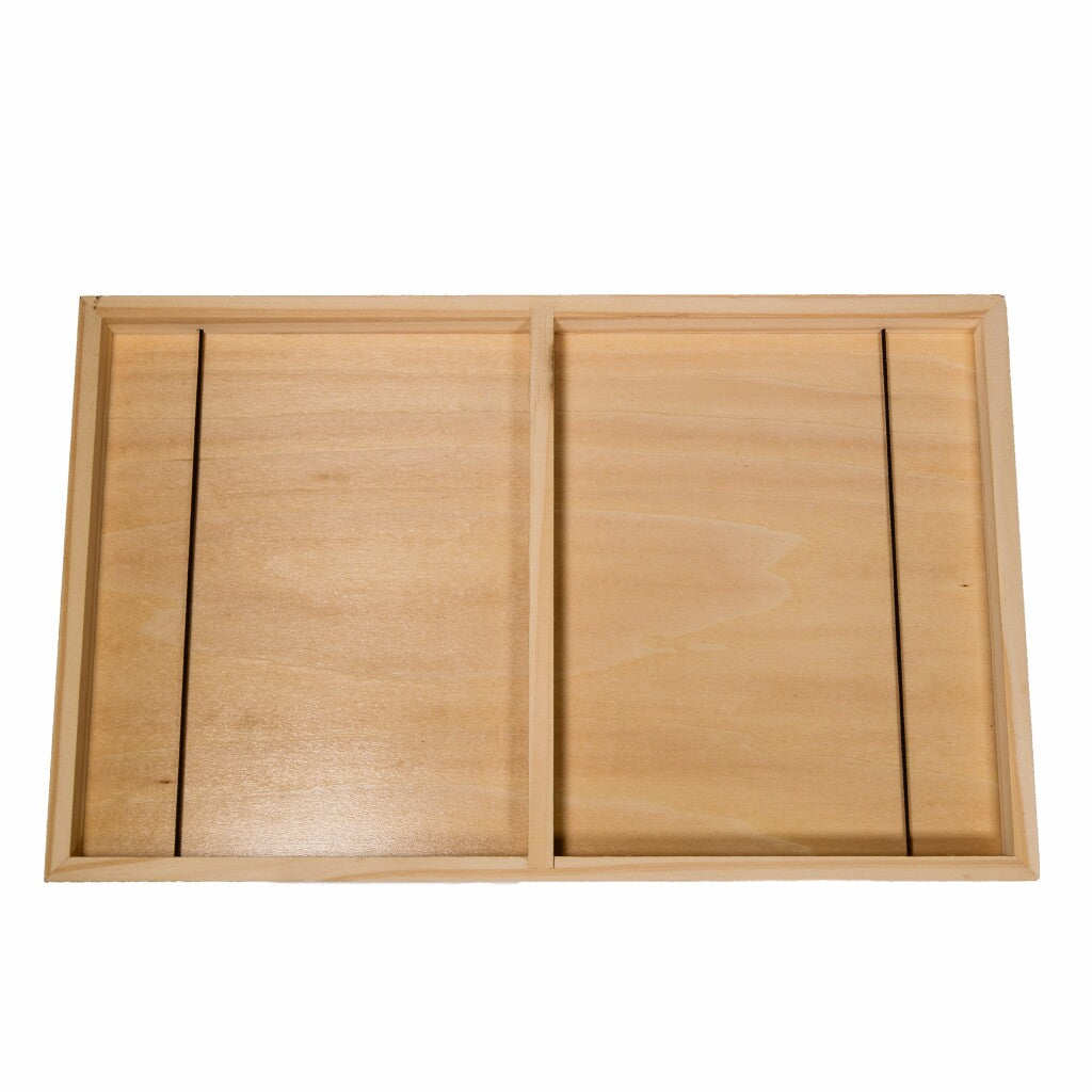 Einfaches Speed-Shuffle-Spiel aus Holz